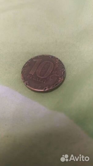 Заводской брак, монета 2009 в хорошем состоянии