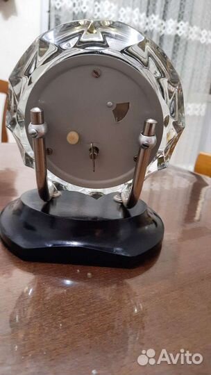 Настольные часы Маяк в хрустале