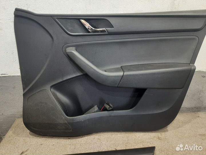 Комплект дверных карты для Skoda Rapid 2015