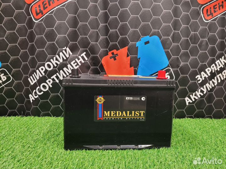 Аккумулятор medalist 100 Ah о.п. 800A
