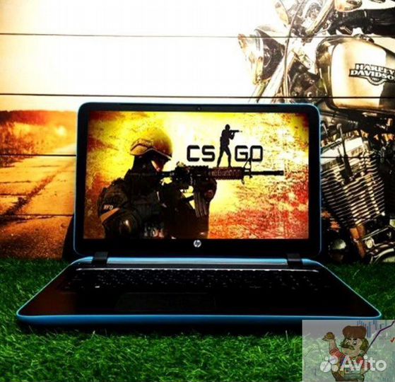 Ноутбук HP для работы и игр Intel