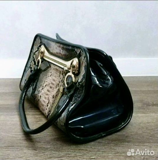 Сумка змеиный принт