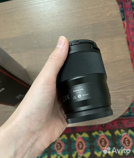 Объектив panasonic lumix S 35mm f/1.8