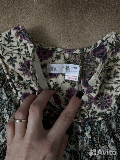 Платье для девочки zara 104