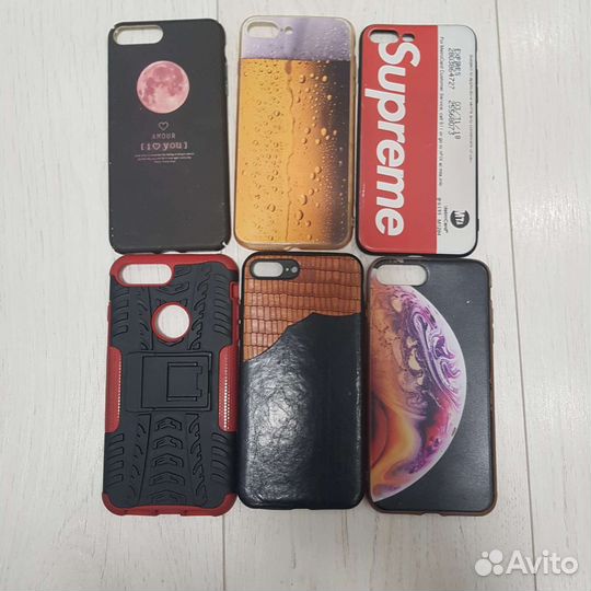 Чехол на iPhone 7 plus кожа