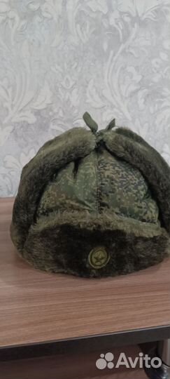 Шапка ушанка военная вкпо