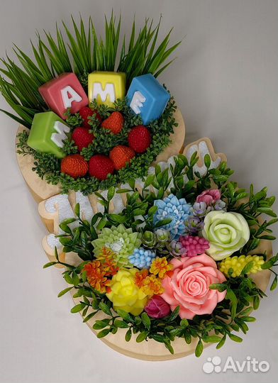 8-ка пенобокс из мыла ручной работы