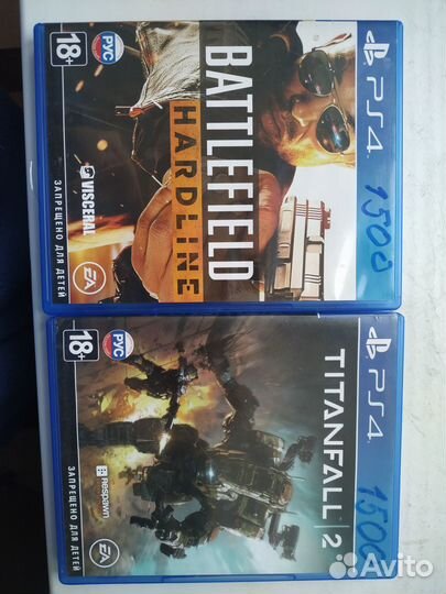 Игровые диски на ps4