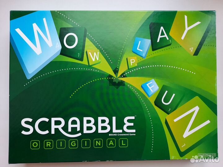 Scrable. Настольная игра на английском