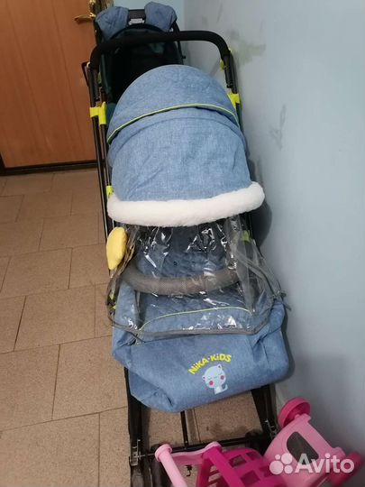Детские санки коляска ника