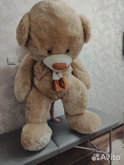 Большой плюшевый медведь