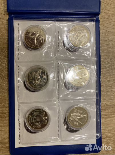 Набор монет 1 рубль 1991 