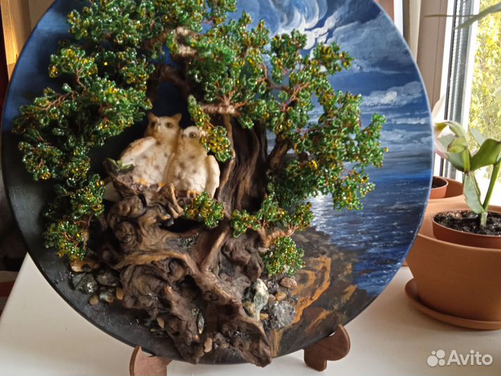 Декоративное панно на подставке