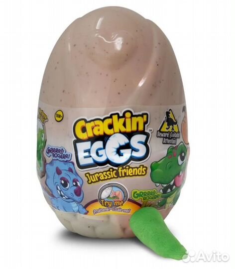 Мягкая игрушка-сюрприз Crackin' Eggs Jurassic Frie
