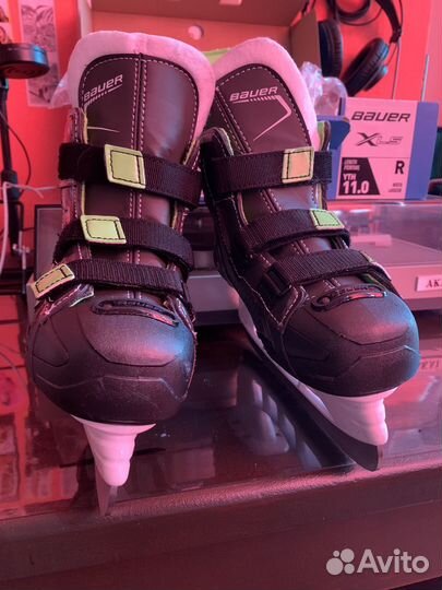 Коньки хоккейные детские bauer размер R11