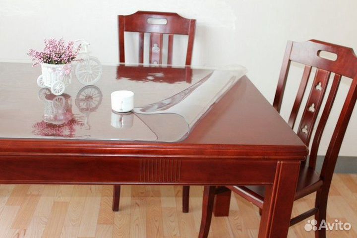 Силиконовая скатерть / пвх плёнка / Гибкое стекло