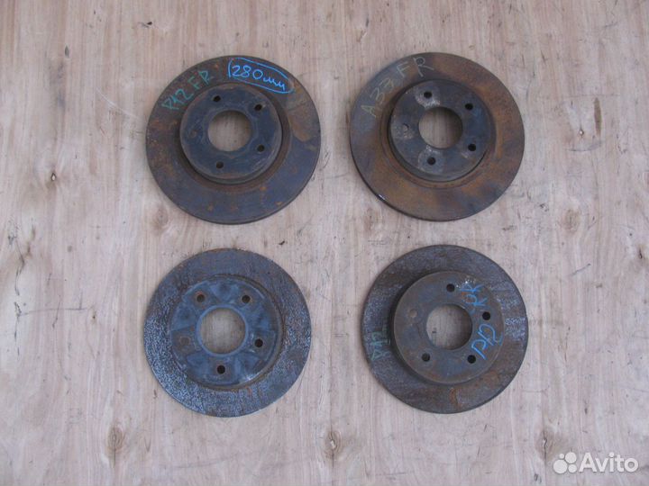 Диск тормозной Nissan Almera Primera N16 P11 P12