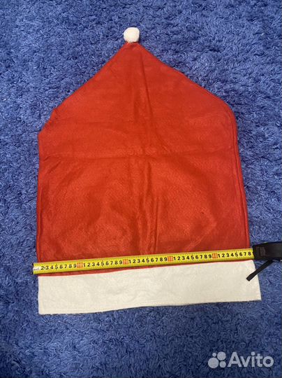 Чехол на стул колпак деда Мороза