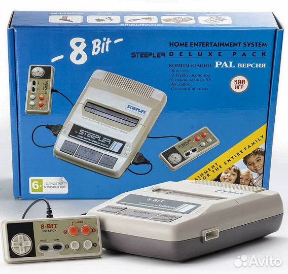 8 bit Приставка steepler (300 игр)