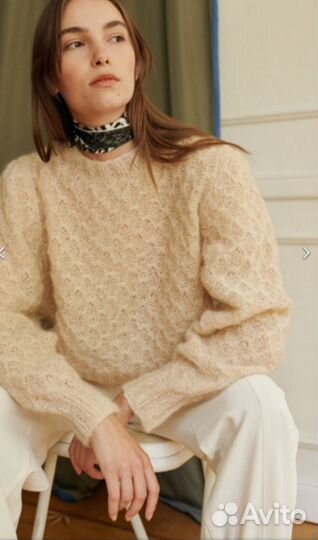 Брошура описание пуловер вязание