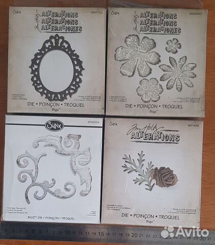 Ножи для вырубки, папки для тиснения