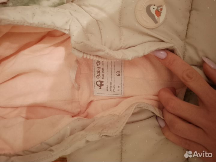 Комбинезон весна осень на девочку 68