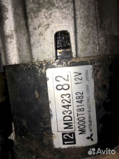 Стартер 6A13 Mitsubishi Galant EA5A MD342382