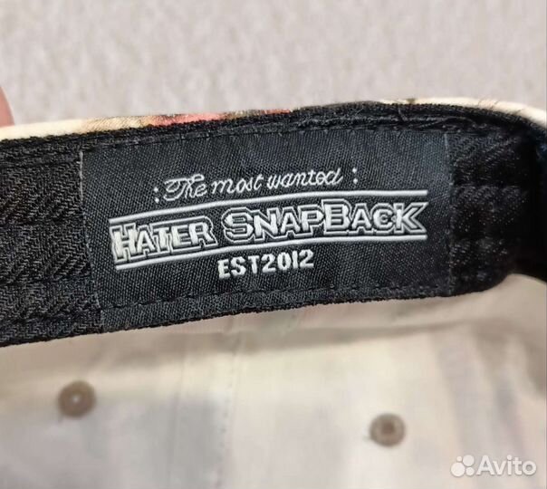 Кепка с прямым козырьком snapback