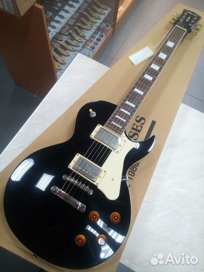 Cort CR200-BK Электрогитара Les Paul Classic Новая