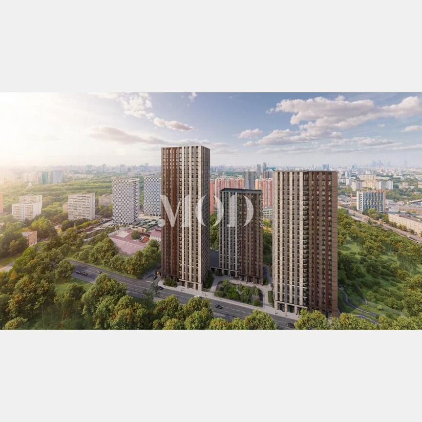 1-к. квартира, 40,7 м², 21/34 эт.