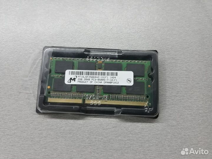 Оперативная память DDR3 2Gb для ноутбука