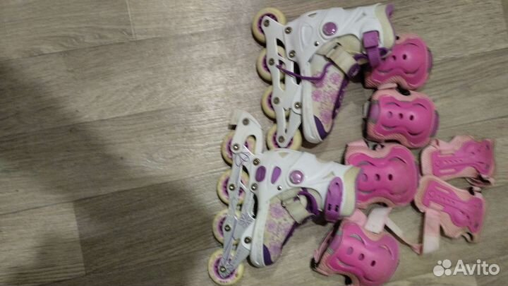 Роликовые коньки детские раздвижные
