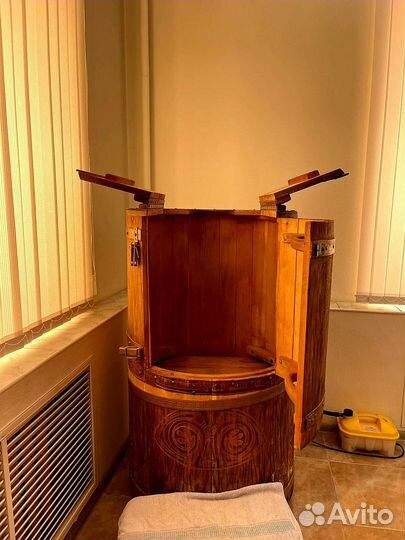 Массаж. Фитобочка кедровая