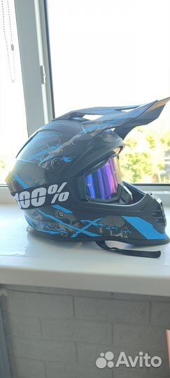 Шлем для мотокросса новый