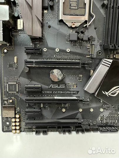Игровая материнка asus ROG strix Z270H gaming