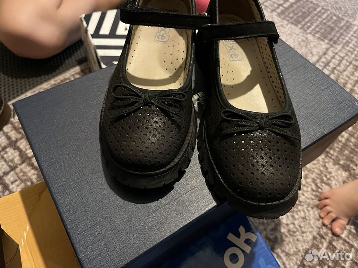 Балетки натуральная кожа 36