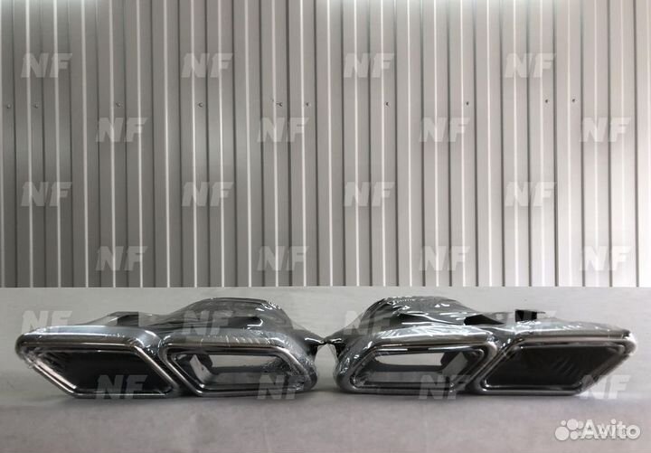 Диффузор с насадками 63 AMG Mercedes W222