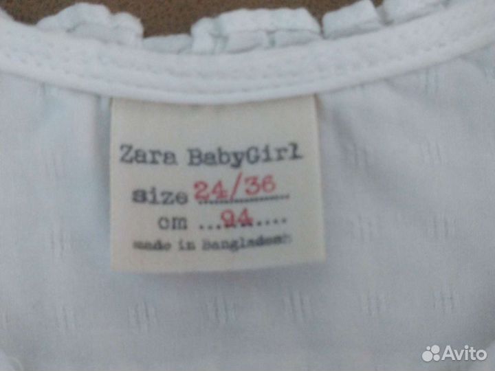 Блузка zara для девочки 94