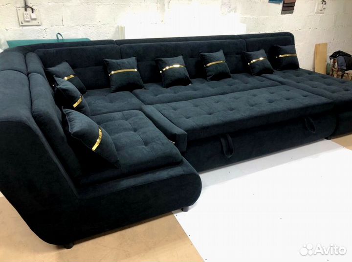 П образный диван