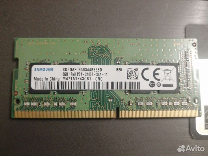 Оперативная память для ноутбука ddr4 8 gb