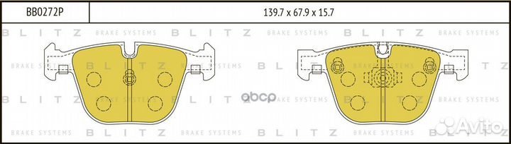 Колодки тормозные дисковые BMW 3 (E90/93) / 5