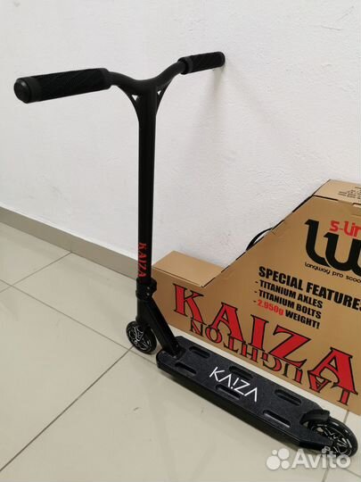 Самокат трюковой Longway Kaiza Black (Новый)