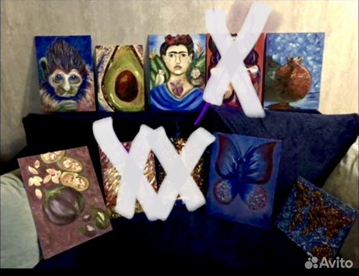 Картины масло акрил