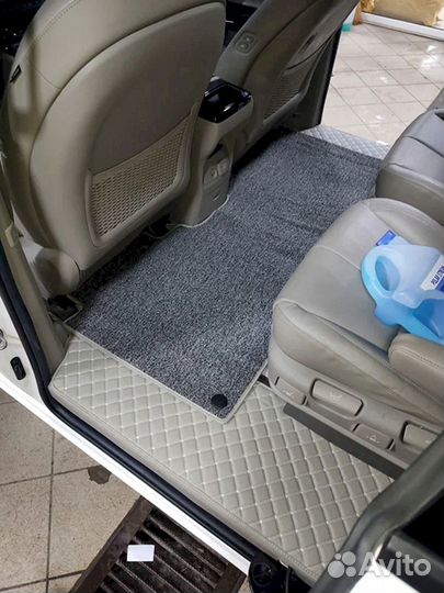 3D коврики из экокожи Maybach