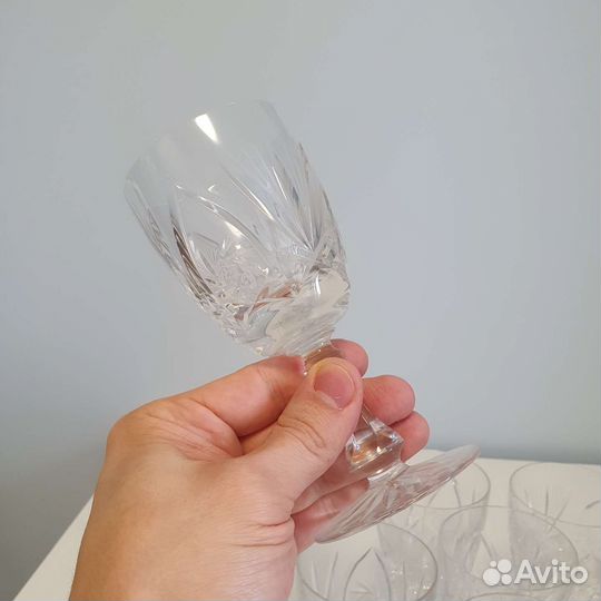 Хрустальные бокалы СССР 160мл 6шт