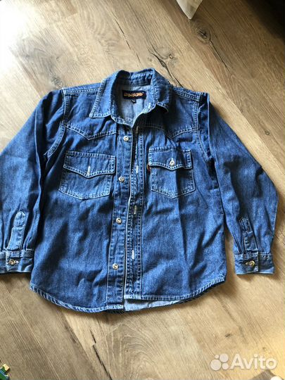 Джинсовая рубашка для мальчика