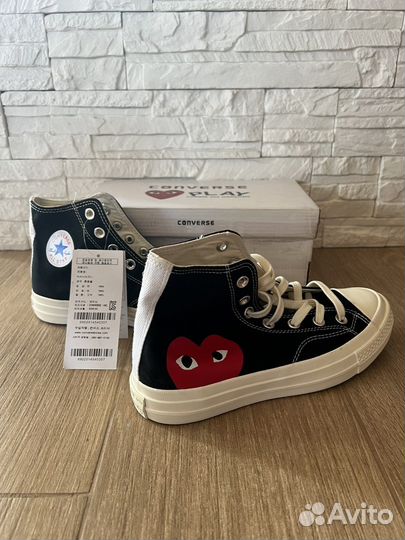 Кеды новые converse comme des garcons 39