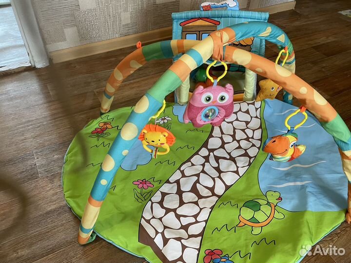 Коврик развивающий с домиком