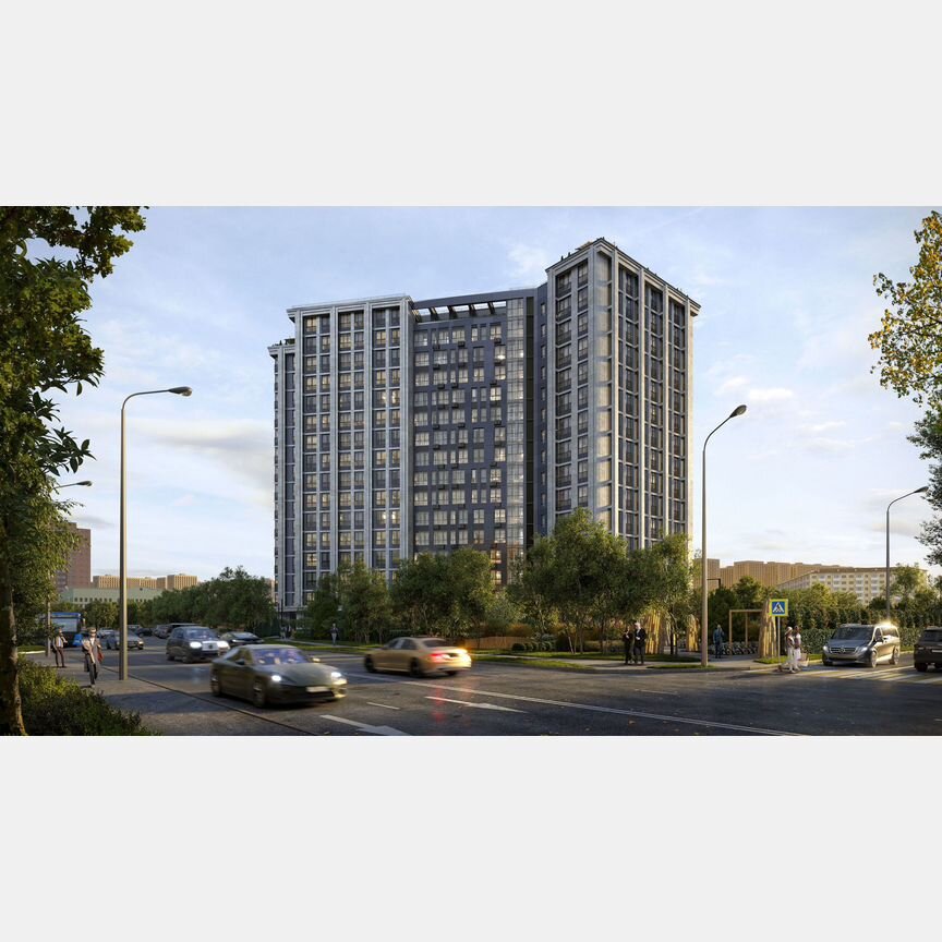 3-к. квартира, 70,2 м², 5/16 эт.