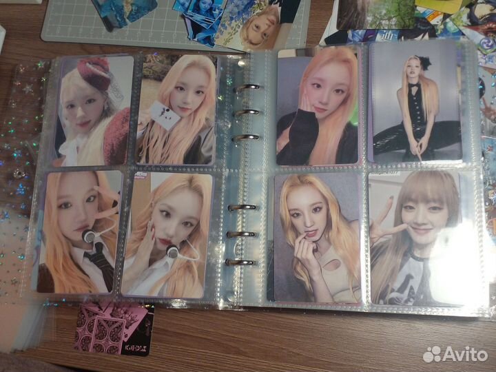 Биндер с к-поп картами остальные на видео